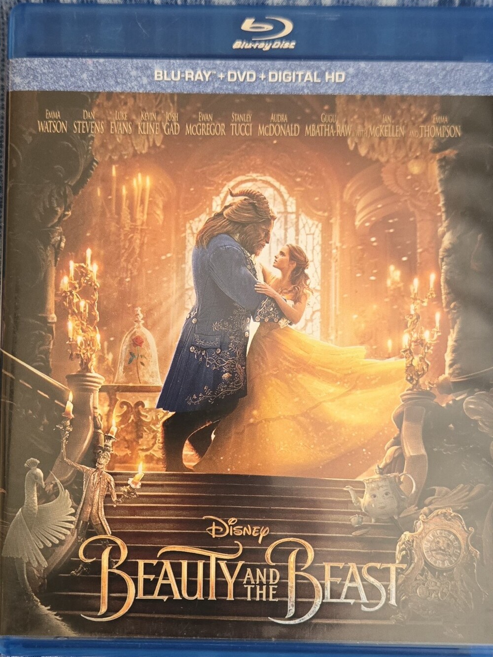 Beauty and the Beast (2017) Blu-ray + DVD + Digital HD combo pack